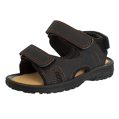 Image of Rugged Bear Kids Boys Girls Open-Toe Outdoor Sport Water Sandals - beach pool slide adjustable strap shoes athletic summer (Toddler /Little Kid /Big Kid)