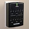 SANUS On-Wall Low Profile 1080J Fireproof Surge Protector with 6 AC Outlets & 3 Lines of Protection - Includes Power Signal Filtering Black