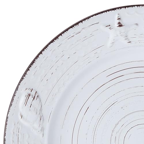 Image of Pfaltzgraff Trellis Coastal 16-Piece Dinnerware Set, Service For 4, White