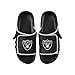 FOCO Las Vegas Raiders NFL Mens Future Slide Flip Flops