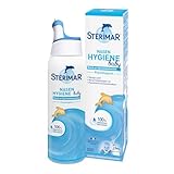 Stérimar Nasenhygiene Baby, 100% natürliches Meerwasser Nasenspray, 2 in 1 Spray & Spülung für Babys ab Geburt anwendbar, 50ml, 150 Sprühstöße