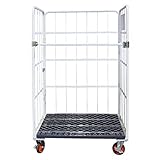 【法人名記載必須】個人宅配送不可 車上渡し カゴ台車 スーパーFXカーゴ (1100*800*1700)