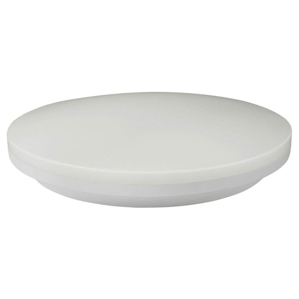 Phoebe Led White/Light Bulkhead 12W Savoca Cct Microwave Sensor 3000K And 4000K 6500K Tri-Colour 120° Diffused 1000Lm Ceiling Bathroom Kitchen Hallway Outdoor Garden