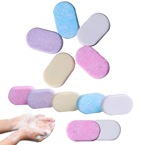 Foam Hand Wash, 12 Pcs Soap Refill, Sustainable Compressed Foaming Hand Soap Scent Foaming Hand Soap Refill Tablets for Kitchen/Bathroom/Hand Wash Pods Foaming Hand Wash