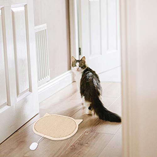 Tapete de arranhão para gatos Balacoo, tapete para arranhões de sisal, tapete para arranhar, placa d