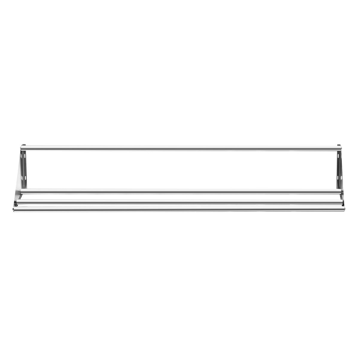 Wandbord für Spülkörbe - 1060mm - 1 Ablage | robuste Edelstahlkonstruktion, hygienisch, platzsparendes Design, für den professionellen Dauereinsatz