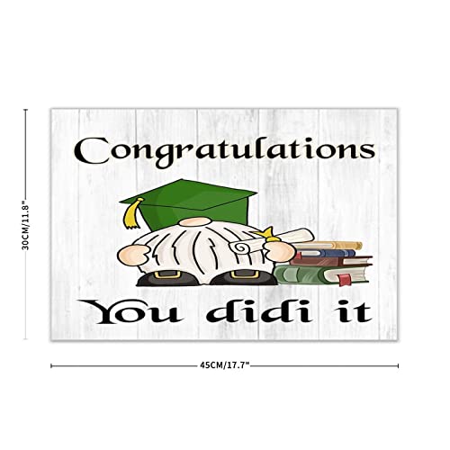 Plaque murale bois Congratulations décoration réutilisable - 3