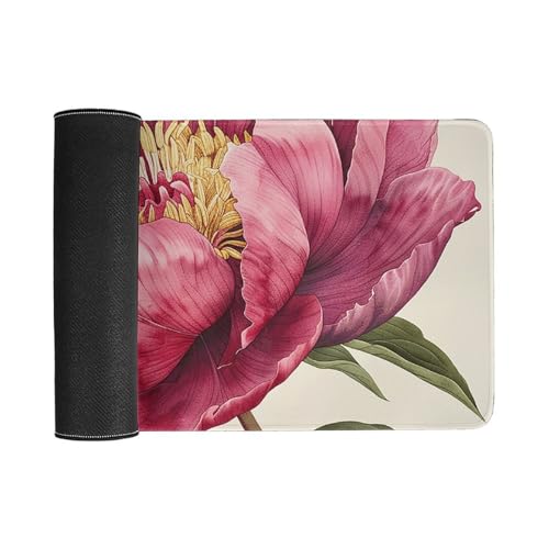 Mouse Pad RLDOBOFE Diseño Flor Melocotón Oscuro 30x60 cm miniatura 3