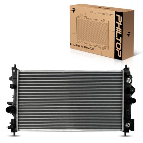 Image of PHILTOP Car Radiators Compatible with 2011 2012 2013 Cruze 1.8L Automatic CU13199 (w /Transmission Oil Cooler 23.45mm)