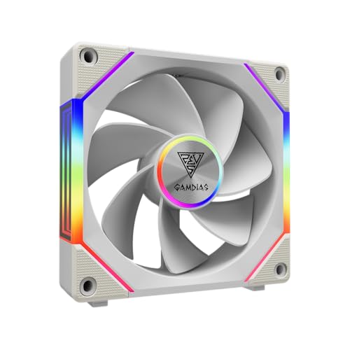 Image of Gamdias Aeolus P2-1203U WH White ARGB 3 Fans 120mm Controller Kit