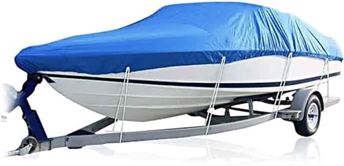 AMPIO UTILIZZO: adatto for barche da pesca con scafo a V; Runabout con scafo a V, bass boat; Bass boat in stile professionale, adatto a barche fino a 17-27 piedi di lunghezza, fare riferimento alla tabella delle dimensioni della copertura della barca for trovare la dimensione giusta for adattarsi al proprio boatver è perfetto for lo stoccaggio, l'ormeggio e il traino della barca. Adatto for barche da pesca Tri-Hull con scafo a V, bass boat, bass boat in stile professionale, runabout, utilizzo