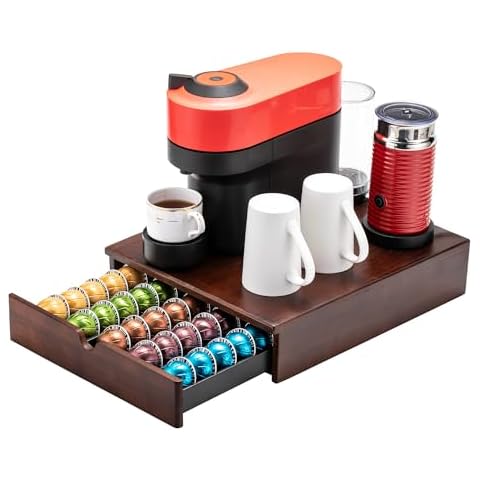 FlagShip Vertuo Pod Holder with Wood Frame Cover