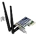 FebSmart Wireless N Dual Band 600Mbps (2.4GHz 300Mbps or 5GHz 300Mbps) PCIE WiFi Adapter for Windows 11, 10, 8.x, 7, XP (32/64bit) and Windows Server Desktop PCs, 2X2 MIMO PCIE WiFi Card (FS-N600)