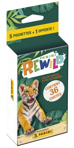 Panini Rewild Trading Cards - Blister de 5 pochettes...