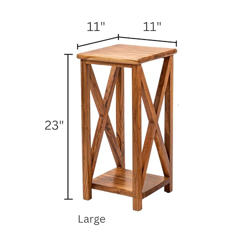 Mid-Century-Rustic-Set-of-2-Stackable-Solid-Wood-Nesting-Tables-Non-Slip-Feet-End-Table-Open-X-Frame-DesignSpace-Saving-Rectangle-Stacking-Tables-for-Living-Room-Bedroom-Natural-Assembled