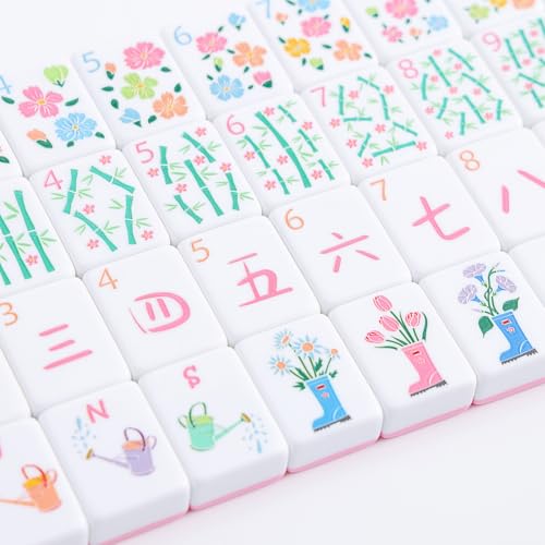 Juego de Mahjong Americano con 160 Fichas en Melamina miniatura 5
