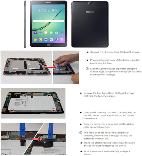 Batterie EB-BT810ABE pour réparer les problèmes de charge de la Galaxy Tab S2 - 6