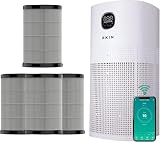 HEPA 14 Smart Air Purifier with 3+ Year Filters – WiFi & App Control, PM2.5 Monitor, Large Room Air Cleaner for Pets, Smoke, Odors & Pollen – Covers Up to 663 sq ft with Auto, Turbo & Quiet Sleep Mode