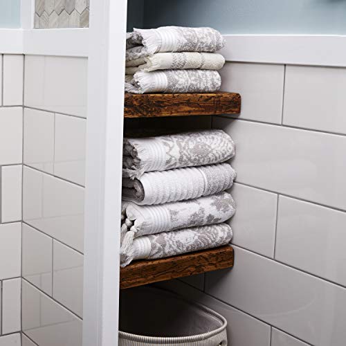Skl Home Mirage Fringe 100% Turkish Cotton Bath Towel, Taupe #TOP2