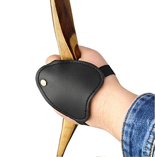 Starlight Collective Leather Archery Hand Guard Glove Protector Left Hand for Traditional Recurve