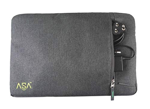ASA Global Solution Fabric 16 inches for Gaming Laptop Sleeve with Shock and Water Resistance, Design, Main Utility Pocket - Image 3