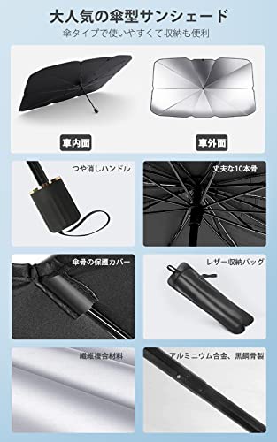 Winglos 車用サンシェード L-145x79