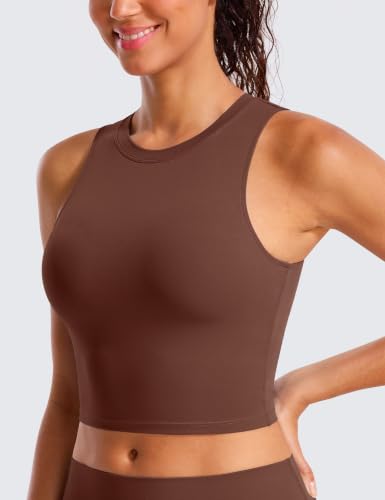 Image of Natural Feelings Nudi Sports Bras for Women Removable Padded Yoga Tank Tops Sleeveless Fitness Workout Crop Tops