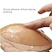 VANTOBEST 2 Pairs Adhesive Bra Pads Silicone Push Up Sticky Inserts Removable Breathable Triangle Cups for Women