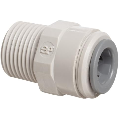 John Guest Straight Adaptor for Tube and Thread Cover