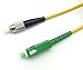 PacSatSales - Fiber Optic Patch Cable - Single Mode - SIMPLEX - OS1-9/125um (10M, FC to SC/APC)