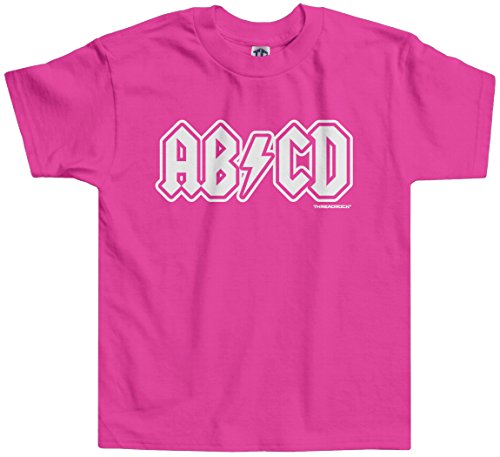 Threadrock Little Girls' ABCD Toddler T-Shirt