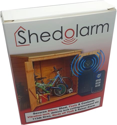 Shed Alarm Home Security Wireless | Shed Garage Lockup Summer House | Easy Self Install Waterproof Vibration Tech 113db Exceptionally Loud - Image 3