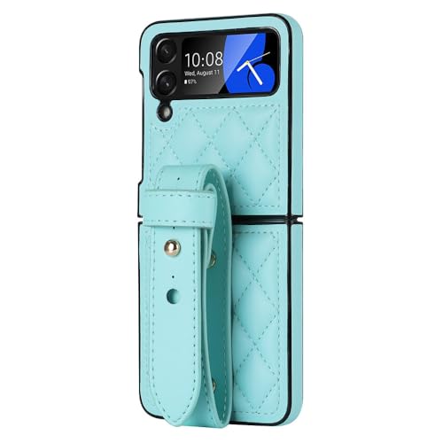 Housse en cuir pour Samsung Galaxy Z Flip 4 idéale pour les selfies
