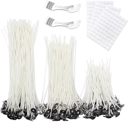100 Stück Kerzendochte 15cm - Baumwoll Dochte Für Sojawachs & Bienenwachs