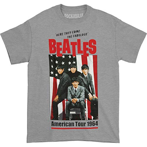 The Beatles 1964 Tour T-Shirt - Les Beatles, Paul McCartney, John Lennon, RIngo Starr, George Harrison The Beatles 1964 Tour T-Shirt