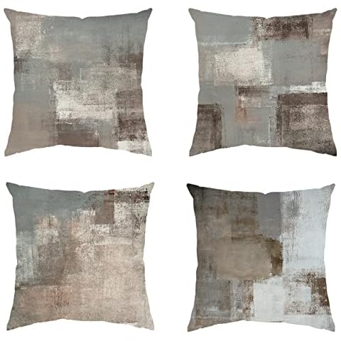 Minicoco Outdoor Cushion Covers 4 Pack Cover