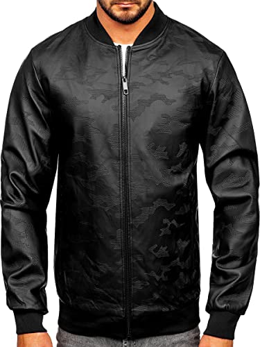 Blouson de transition matelassé moto pilote BOLF veste décontractée homme