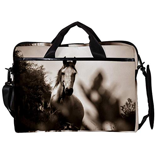 Sacoche pc portable motif cheval 14 pouces pour vos déplacements