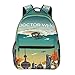 Cainuo Kafu Borsa da scuola Doc_Tor Poster W_Ho Zaino Leggero Zaino Zaino Zaino Portatile Durevole Borsa Da Viaggio Per Adulti O Bambini