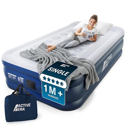 Active Era Matelas Gonflable 1 Place 99×188×36,5 cm...