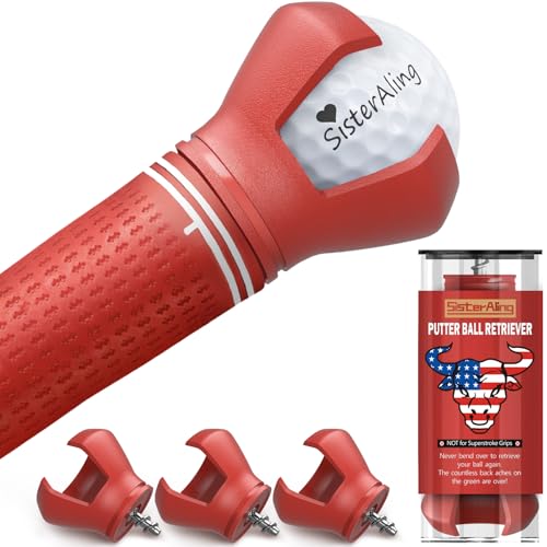 SisterAling 3-Prong Golf Ball Retriever Grabber Pick Up,Back Saver Claw