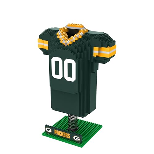 FOCO Green Bay Packers NFL 3D BRXLZ Jersey Puzzle