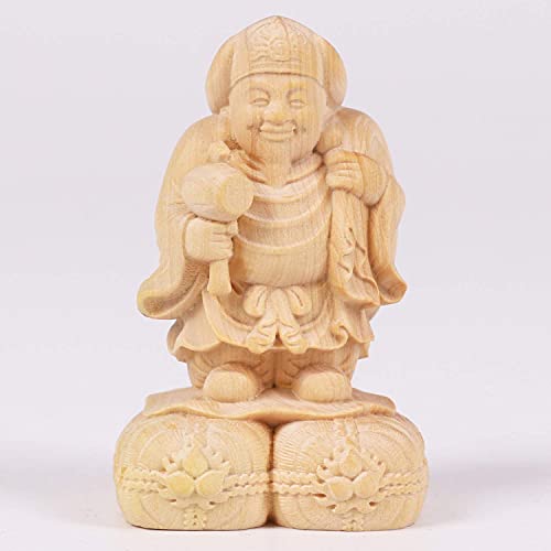 Amazon｜柘植木彫り 仏様 木彫 彫刻工芸品 手芸品 収蔵品 装飾品
