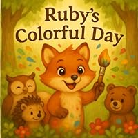 Ruby's Colorful Day: A Creative Journey with Ruby the Fox and Her Friends B0F5HBHWKZ Book Cover