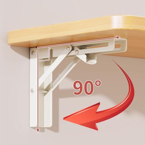 Table pliante murale pour petit studio résolvant le manque d'espace