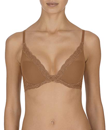 Image of Natori Women Feathers Lace Plunge T-Shirt Bra