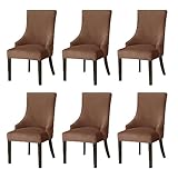 Photo Gallery raktov set di 6 fodere per poltrona wingback, elasticizzate, rimovibili, per sala da pranzo, banchetti, casa, decorazione per seduta, colore caffè 2 Photo Gallery raktov set di 6 fodere per poltrona wingback, elasticizzate, rimovibili, per sala da pranzo, banchetti, casa, decorazione per seduta, colore caffè 2