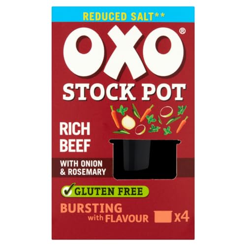 Oxo Stock Pots - Juego de 4 sales, reducidas, 80 g