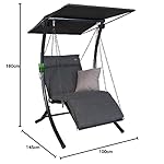 Angerer Hollywoodschaukel Swing Smart 1-Sitzer Grau