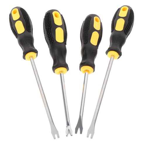 KESYOO 4個 点室内装飾用起?器 釘抜きプライヤー 曲げ設計で省力 ネイルステープルリムーバー 家具 壁 車用ツール